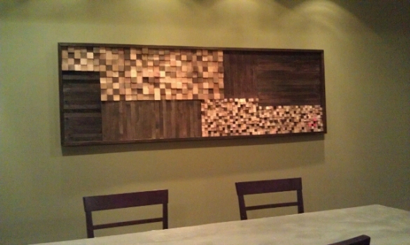 Wood Mosaic Wall Art
